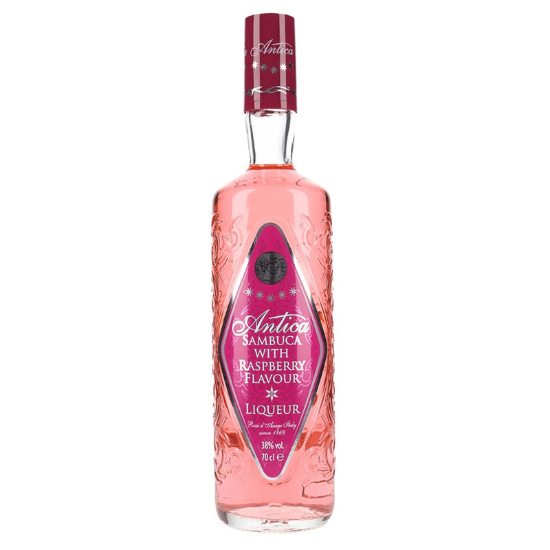 Antica Sambuca with Raspberry Flavour Liqueur 70cl