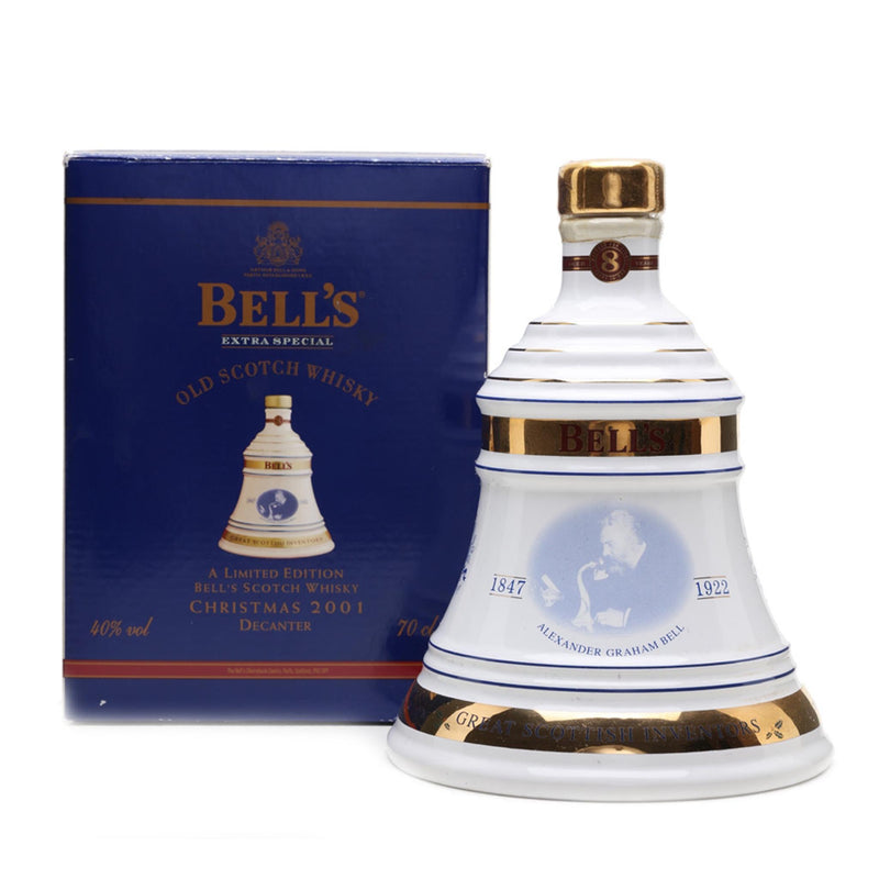 Bells Decanter Christmas 2001 Alexander Graham Bell 70cl