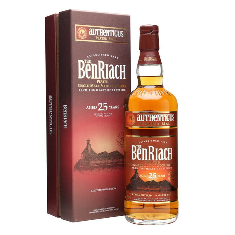 Benriach 25 Year Old Authenticus Peated Malt 70cl