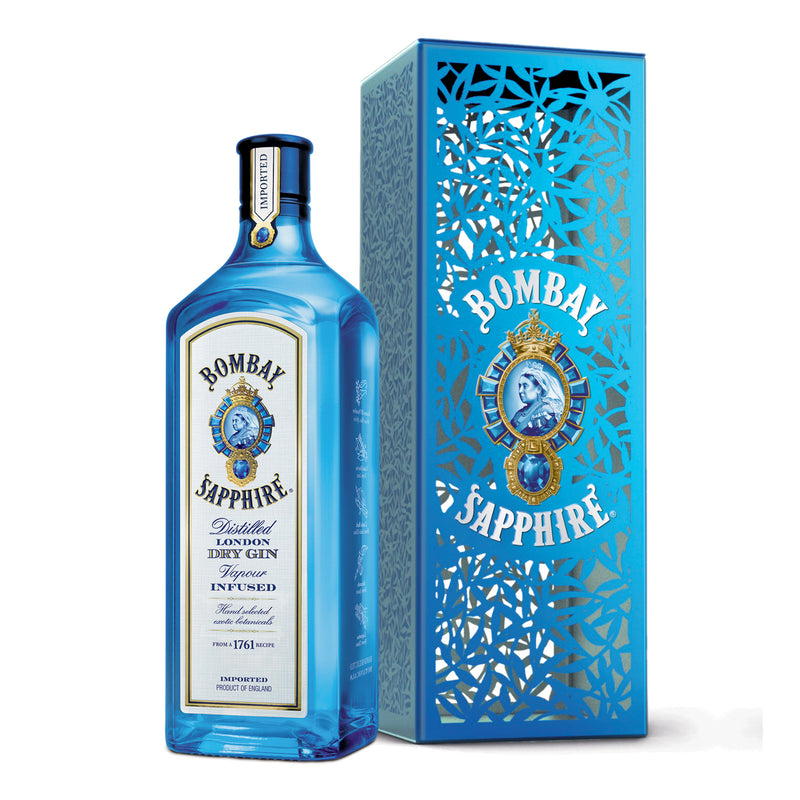 Bombay Sapphire Gin Export Strength (47%) - with box 100cl