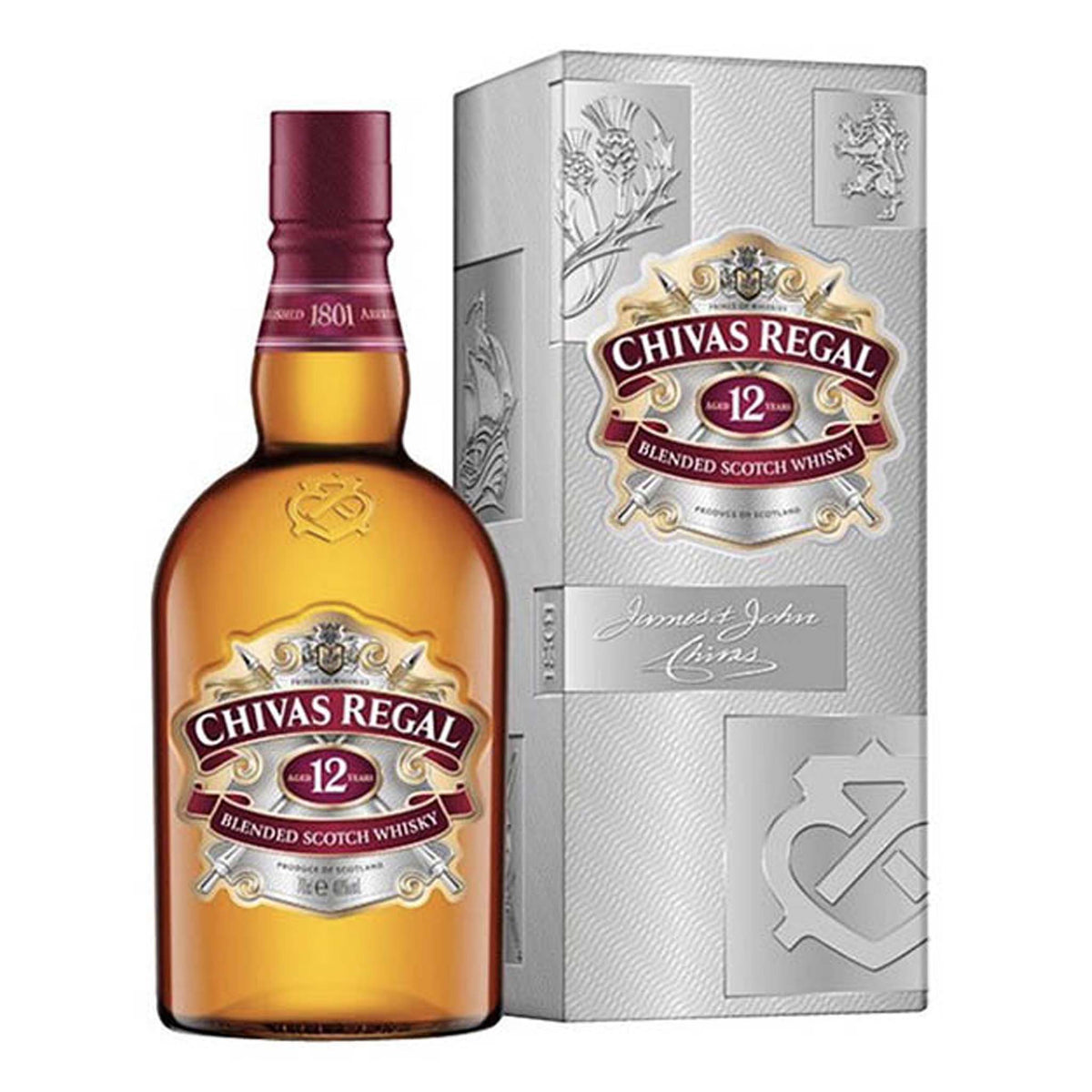 CHIVAS REGAL 12年 Chivas Regal 12-Year Blended Scotch Whisky 750ml - Remedy Liquor