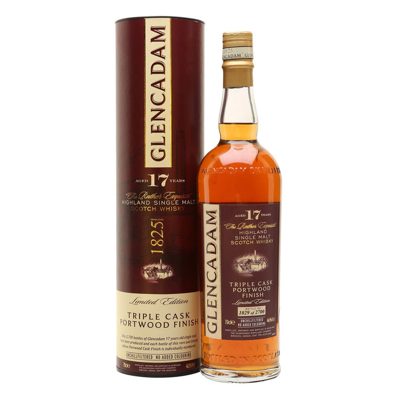 Glencadam 17 Year Old Portwood Finish Triple Cask 70cl