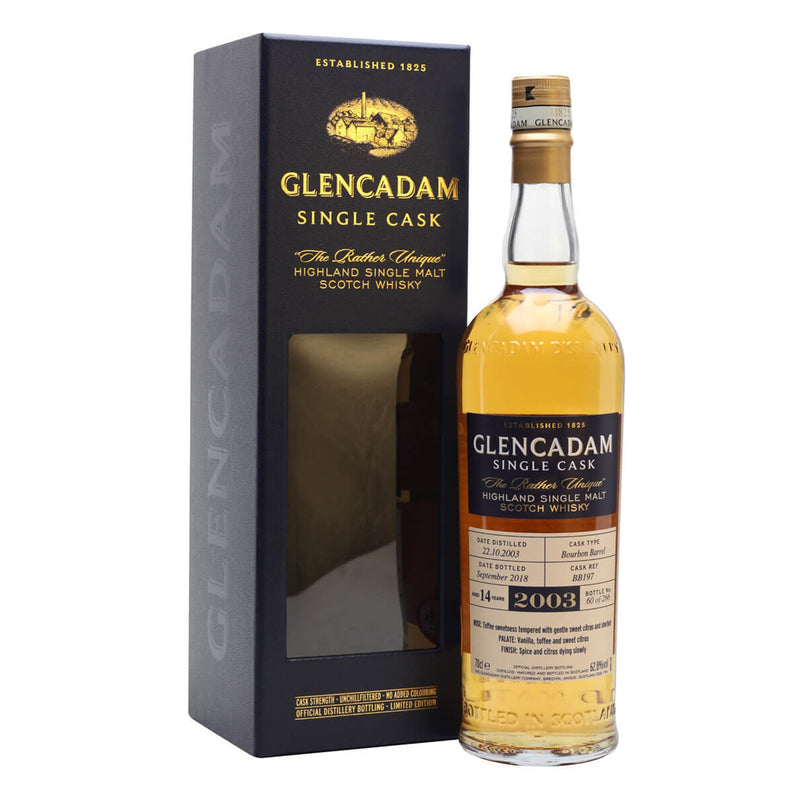 Glencadam 2003 14 Year Old Bourbon Barrel 70cl