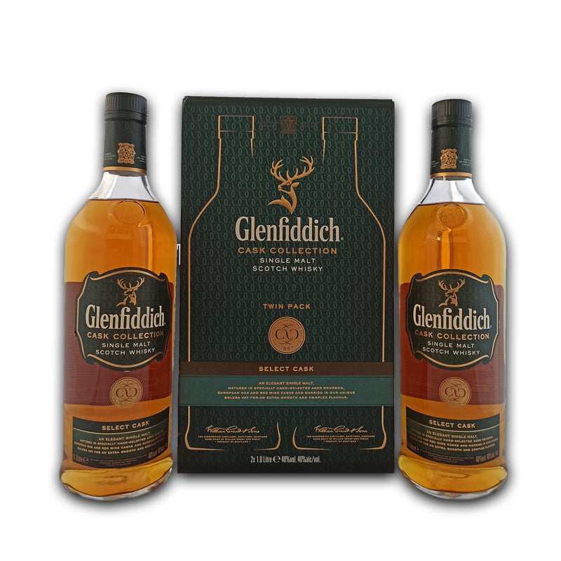 Glenfiddich Select Cask Twin Pack 2x1 Litre