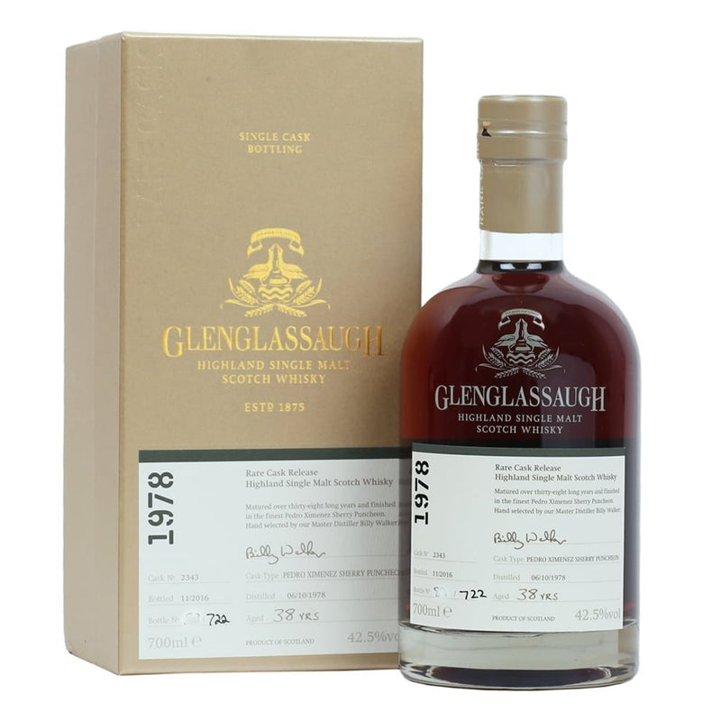 Glenglassaugh 1978 38 Year Old Rare Cask Release - Batch 3 70cl