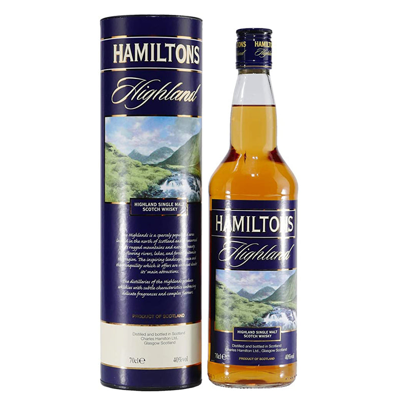 Hamiltons Highland Single Malt Scotch Whisky 70cl