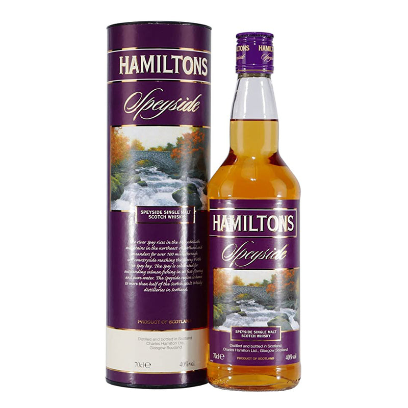 Hamiltons Speyside Single Malt Scotch Whisky 70cl