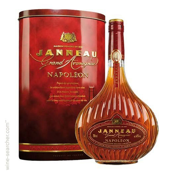 Janneau Napoleon ボックス付き Janneau - Napoleon Grand Fine Armagnac Whisky Auction | Whisky