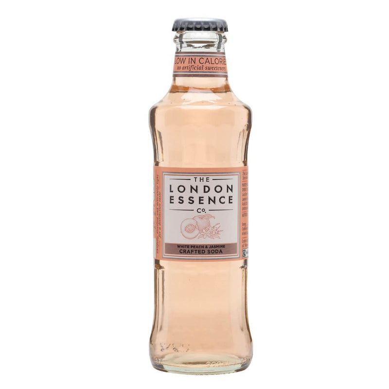 London Essence White Peach & Jasmine Soda 200ml x 12 bottles