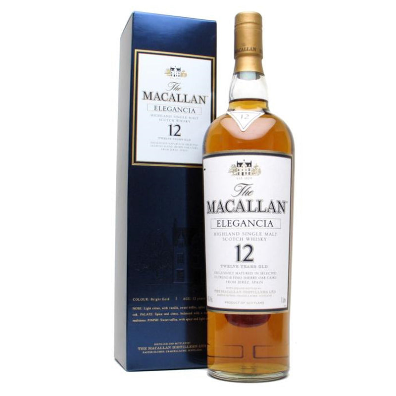 Macallan 12 Year Old Elegancia 100cl