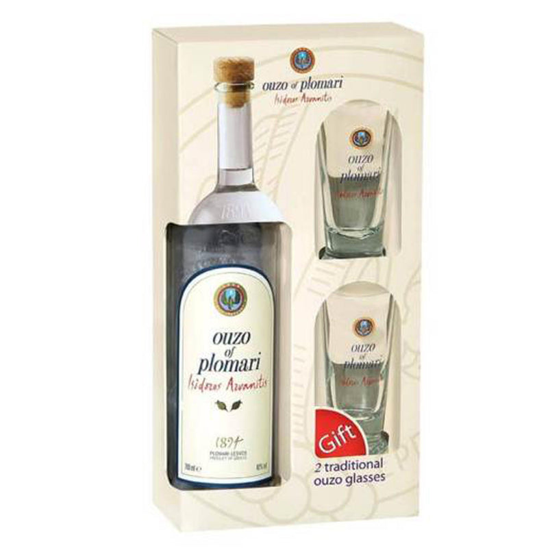 Ouzo Plomari - Gift Set 70cl