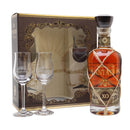 Plantation XO 20th Anniversary with Two Glasses Gift Set 70cl