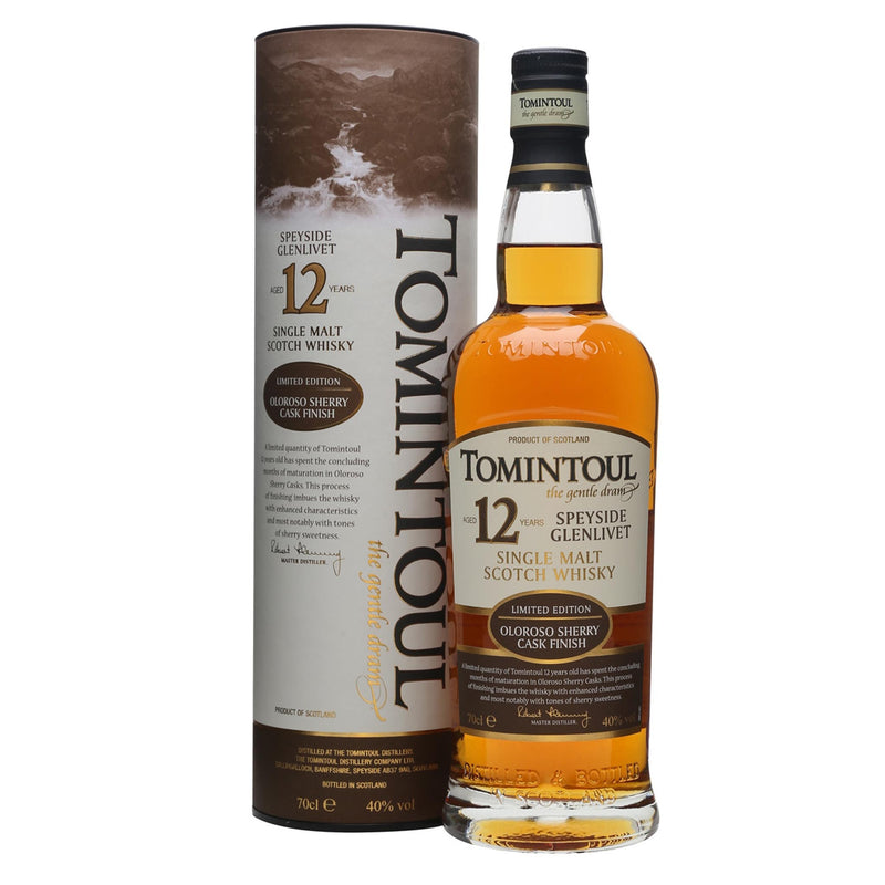 Tomintoul 12 Year Old Sherry Cask 70cl